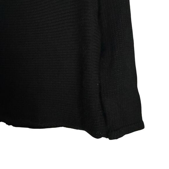 Seek The Label Black Chunky Knit Cowl Neck Long Sleeve Pullover Sweater Size S - Picture 5 of 7